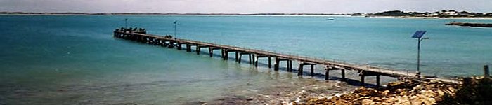 The town Jetty in Robe, South Australia.