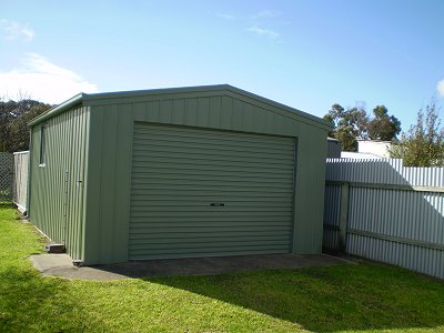 Lockup garage for customers use.